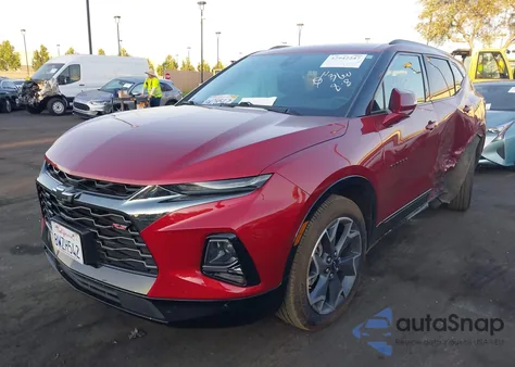 2021 Chevrolet Blazer Rs из США, поврежденный, VIN 3GNKBKRSXMS572640
